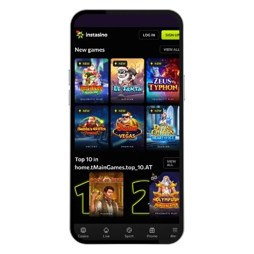 Instasino Casino mobile